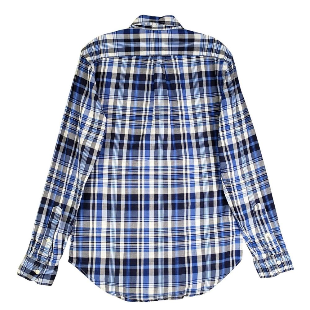 Polo Ralph Lauren Shirt Oxford Button Down LS Men’s Size Small S Blue Plaid - Picture 3 of 9